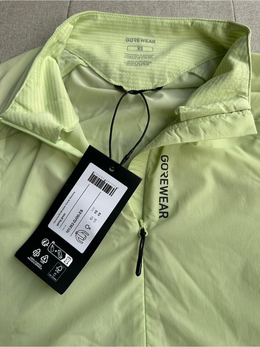 GOREWEAR Men’s Lightweight Lime Shirt Jacket - XS